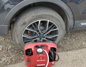 Einhell 220 ვოლტზე ჰაერის კომპრესორი ნასოსი