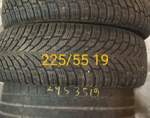 225/55 19 ✅ იდეალური საბურავები წყვილი 200 ლარი ქუთაისში