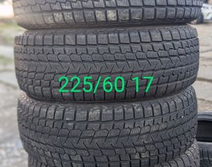 225/60 17 ✅ იდეალური 90% საბურავები წელი 2018  ოთხი 550 ლარი