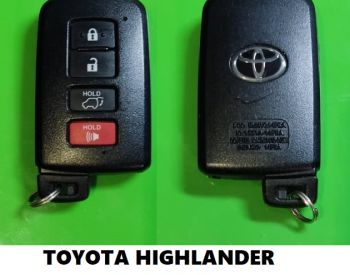 TOYOTA HIGHLANDER ორიგინალი გასაღები