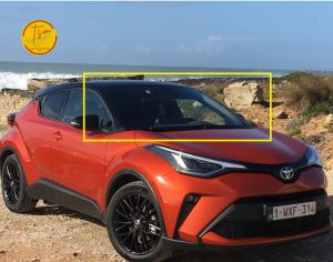 TOYOTA CHR 2018-2020  წინა საქარე მინა კამერით და გათბობით