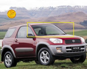 TOYOTA RAV4 2000-2006 წინა საქარე მინა