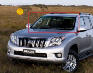 TOYOTA LAND CRUISER PRADO 2009-2018  წინა საქარე მინა