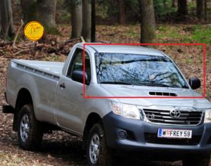 TOYOTA HILUX 2004-2015 წინა საქარე მინა