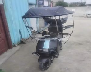 მოტოციკლის ვიზორი, უნივერსალური წვიმის საფარი, ჩარდახი, მზისგან და წვიმისგან დაცვა