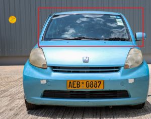 TOYOTA PASSO 2004-20010 წინა საქარე მინა
