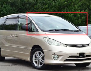 TOYOTA ESTIMA  2001-2006  წინა საქარე მინა