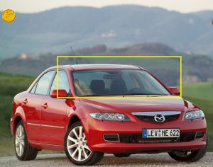 MAZDA 6 2002-2008 წინა საქარე მინა