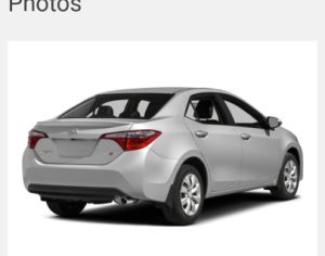 იშლება კოროლა 2015 წლიანი