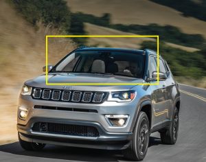 JEEP COMPASS 2017-2022 წინა საქარე მინა