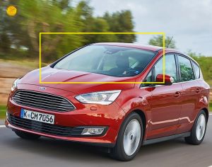 FORD C-MAX  2014-2019 წინა საქარე მინა
