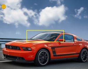 FORD MUSTANG 2005-2014  წინა საქარე მინა