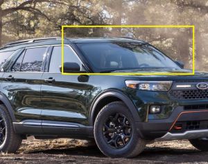 FORD EXPLORER 2020-2024 წინა საქარე მინა სენსორით კამერით და გათბობით