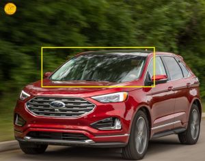 FORD EDGE 2015-2022 წინა საქარე მინა სენსორით და კამერით