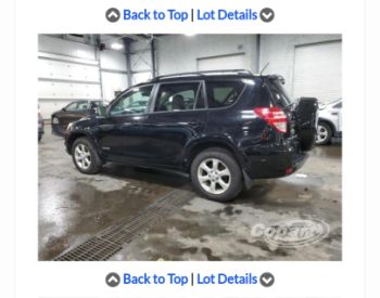 იშლება დაიშალა ტოიოტა რავ 4 ìshleba toyota rav4