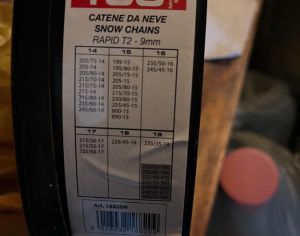 Bottari, 9 მმ RAPID T2 RHOMBUS მოცურების საწინააღმდეგო ჯაჭვი - ზომა 100.