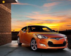 HYUNDAI VELOSTER 2012-2018  წინა საქარე მინა