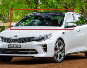 KIA OPTOMA 2016-2019 წინა საქარე მინა
