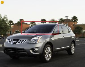 NISSAN ROGUE 2008-2014 წინა საქარე მინა