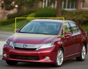 LEXUS HS250 2010-2016 წინა საქარე მინა სენსორიანი/უსენსორო