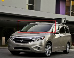 NISSAN QUEST 2011-2018 წინა საქარე მინა