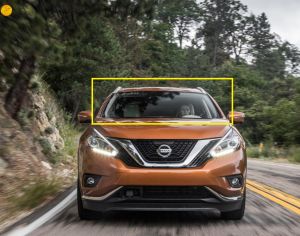 NISSAN  MURANO 2015-2024  წინა საქარე მინა უსენსორო