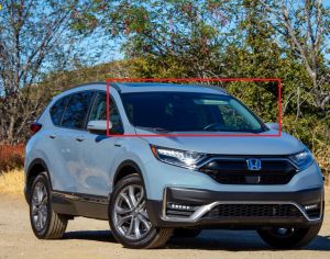 HONDA CRV 2017-2021  წინა საქარე მინა სენსორით და კამერით