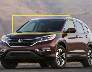 HONDA CRV 2015-2017 წინა საქარე მინა კამერით და 2 სენსორით