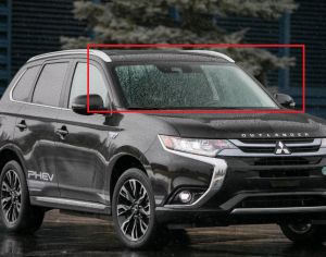 MITSUBISHI OUTLANDER 2018-2021  წინა საქარე მინა სენსორით,კამერით და გამათბობლით