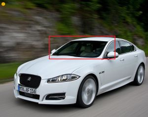 JAGUAR XF X250 2008-2015 წინა საქარე მინა სენსორით SEDAN