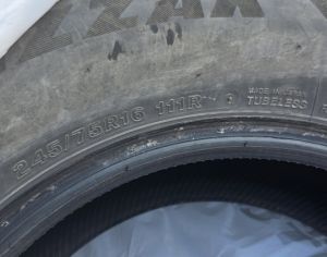 R16  245/75 ზამთარი